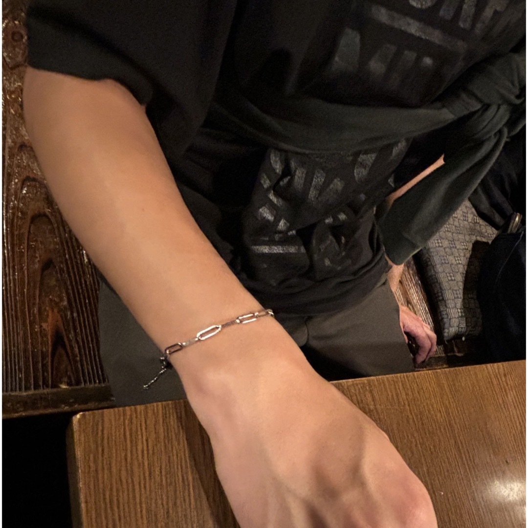 Ron Herman(ロンハーマン)のStainlesssteelChainBracelet /silver/#500 メンズのアクセサリー(ブレスレット)の商品写真