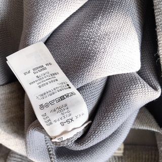 無印良品 メンズXS〜S ニット セーター グレー ハイネック