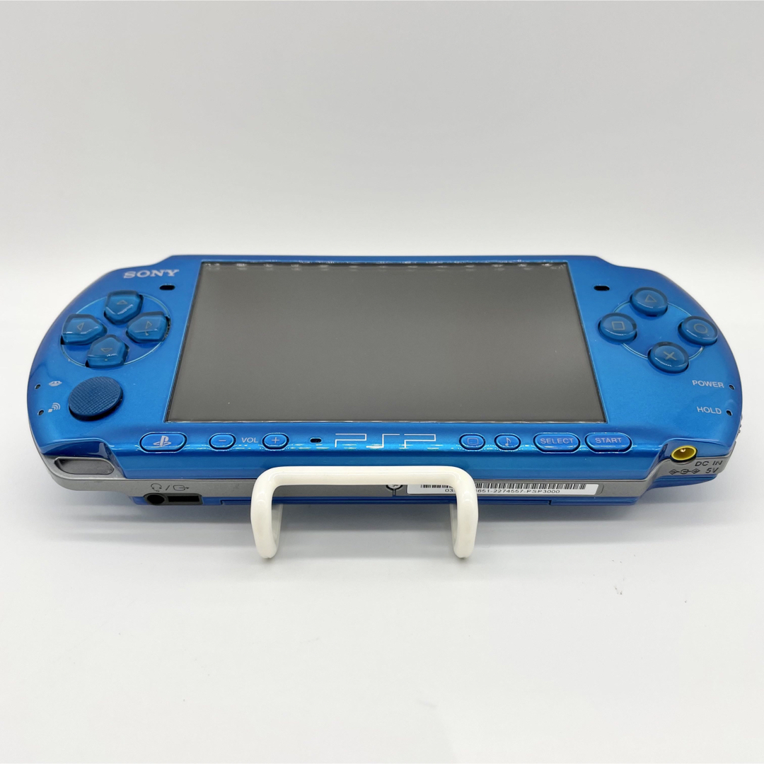 完品 動作OK SONY psp 3000 本体 ブルー プレステ ポータブル