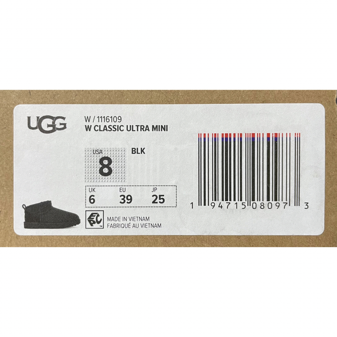 UGG CLASSIC ULTRA MINI （ブラック）