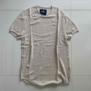 ホリスター(Hollister)のHOLLISTER Tシャツ ライトベージュ M(Tシャツ/カットソー(半袖/袖なし))