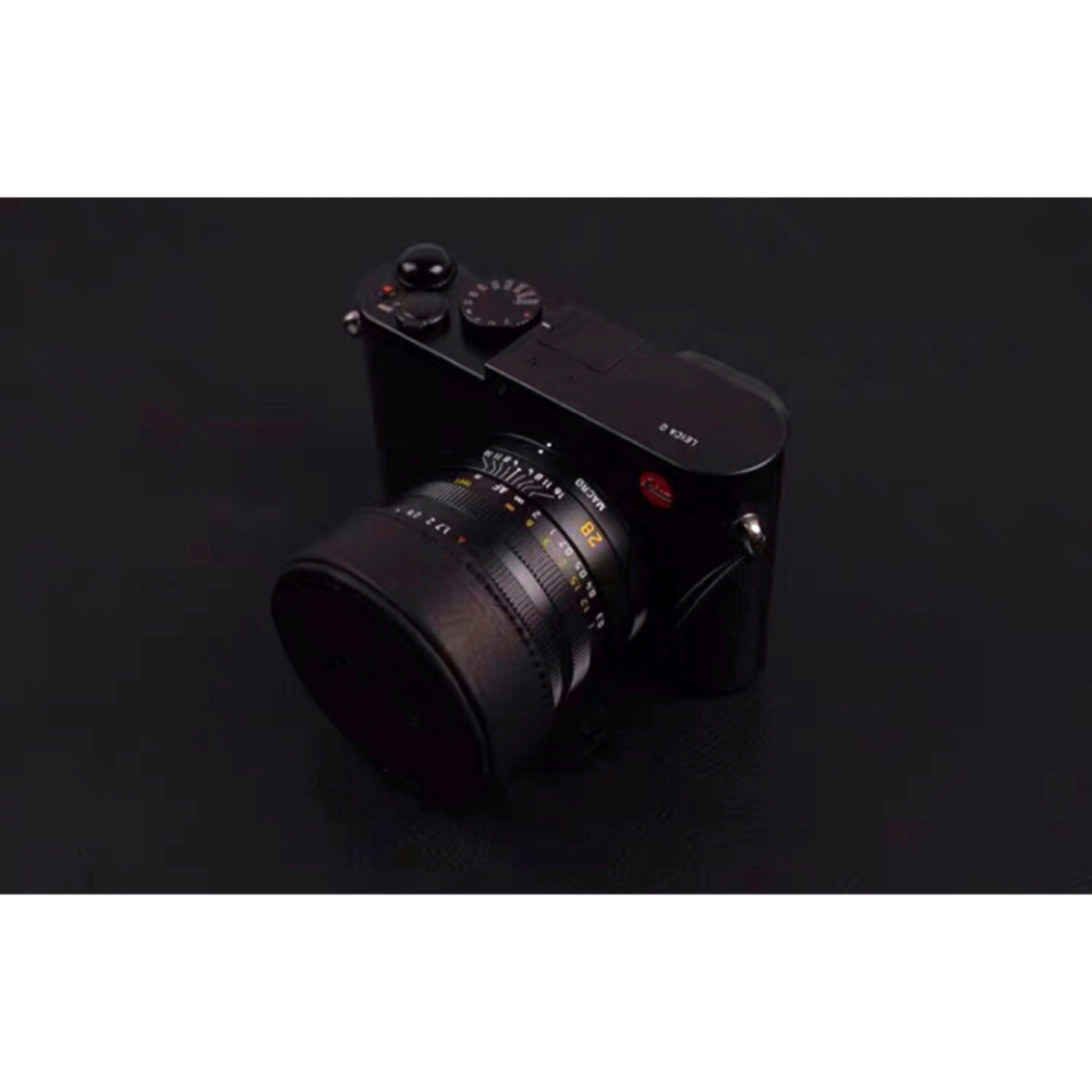 本革 レンズキャップ LEICA ライカ Q3/Q/QP/Q2用レンズキャップ スマホ/家電/カメラのカメラ(デジタル一眼)の商品写真