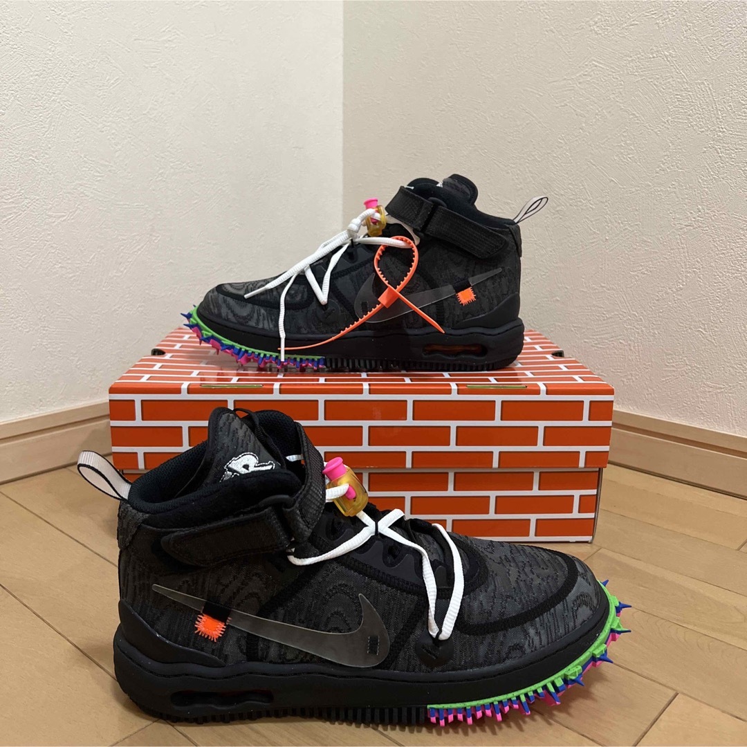 Off-White × Nike Air Force 1 Mid "Black"