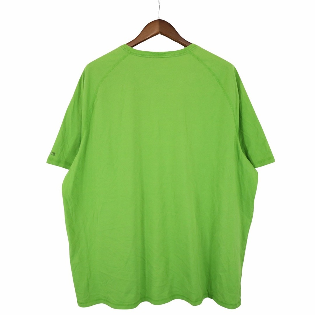 carhartt(カーハート)のCarhartt カーハート ロゴ半袖Ｔシャツ 大きいサイズ  ワーク ラグランスリーブ 丸首 ライトグリーン (メンズ 3XL) 中古 古着 O7290 メンズのトップス(Tシャツ/カットソー(半袖/袖なし))の商品写真