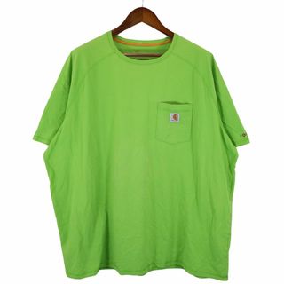 カーハート Carhartt ORIGINAL FIT 半袖 ワンポイントロゴポケットTシャツ メンズXL /eaa351658