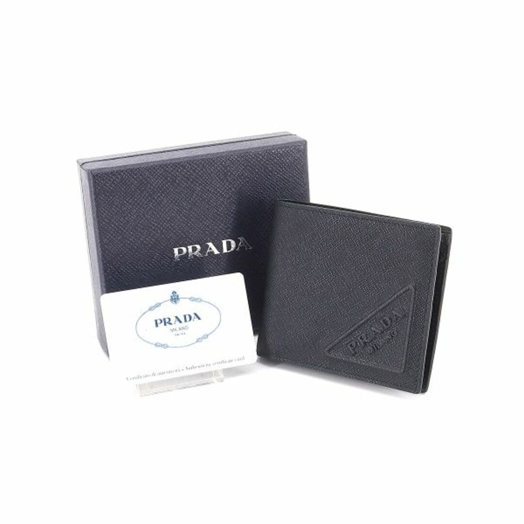 PRADA プラダ 二つ折り バイカラー 2MO738