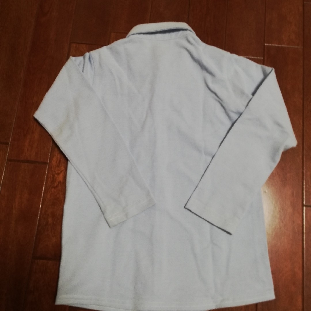 カッターシャツ　120センチ　青 キッズ/ベビー/マタニティのキッズ服男の子用(90cm~)(Tシャツ/カットソー)の商品写真