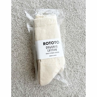 ヤエカ(YAECA)のRoToTo Organic Daily 3 Pack Crew Socks(ソックス)