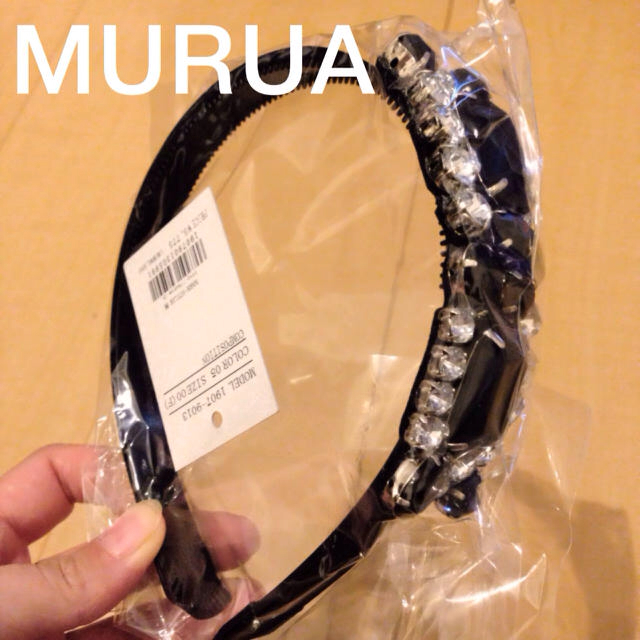 MURUA(ムルーア)のMURUA♡ビジューカチューシャ レディースのヘアアクセサリー(カチューシャ)の商品写真