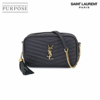 サンローラン(Saint Laurent)の未使用 展示品 サンローラン パリ SAINT LAURENT PARIS ルー チェーン ショルダー バッグ レザー ブラック 612579 VLP 90209237(ショルダーバッグ)