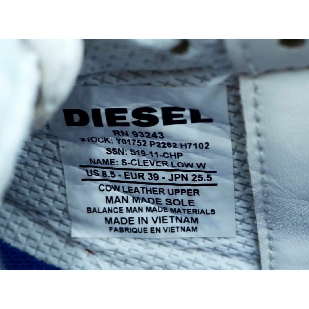 DIESEL(ディーゼル)のディーゼル S-Clever Low W スニーカー size25.5/白ｘピンク ■■◎レディース レディースの靴/シューズ(スニーカー)の商品写真