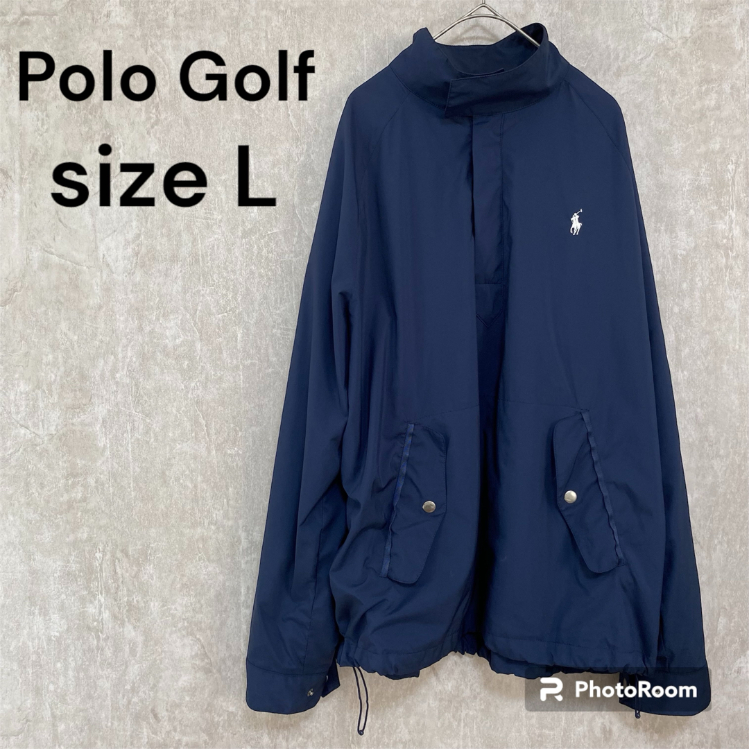 polo golf プルオーバーハーフジップジャケット