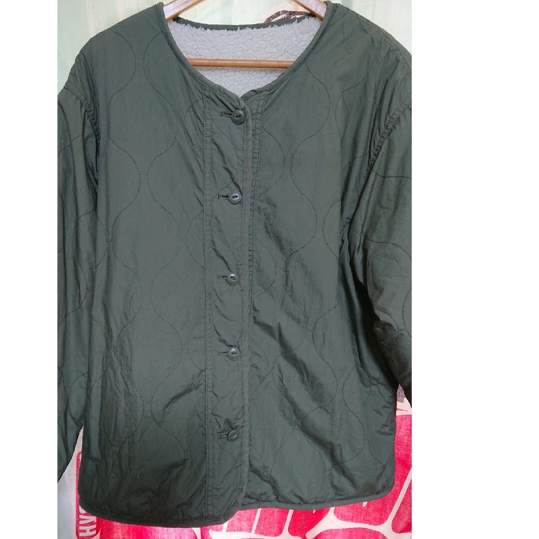 Ungrid(アングリッド)のungridリバーシブルボアジャケット レディースのジャケット/アウター(ミリタリージャケット)の商品写真