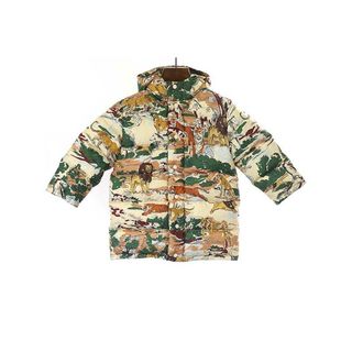 グッチ(Gucci)のGUCCI KIDS グッチ キッズ アニマルプリントGG ダウンジャケット ベージュ系 24m(その他)