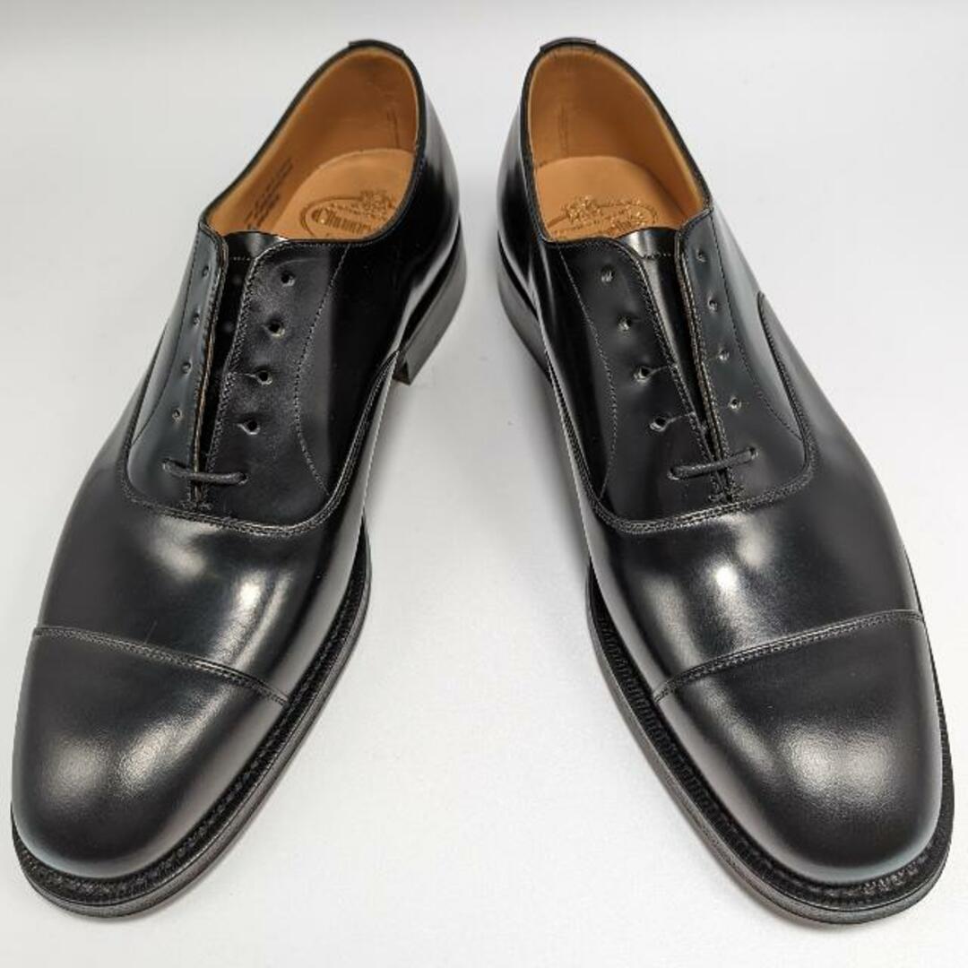 【訳あり】Church's チャーチ CONSUL コンサル レザーソール ストレートチップ BLACK CALF ≪UK直輸入・正規品≫ UK7.0( 25.5cm )