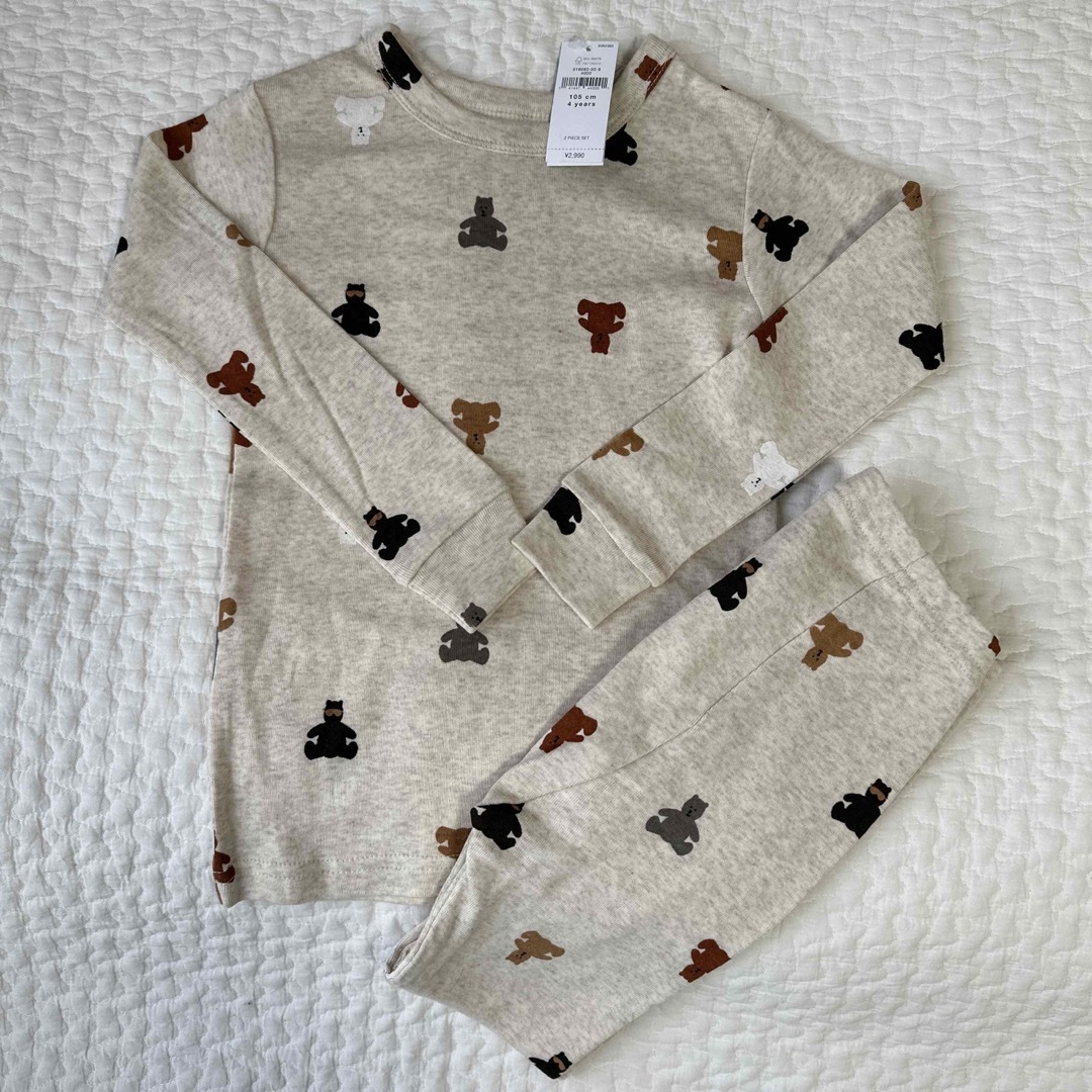 babyGAP(ベビーギャップ)のbaby GAP  ブラナンベアパジャマ キッズ/ベビー/マタニティのキッズ服女の子用(90cm~)(パジャマ)の商品写真