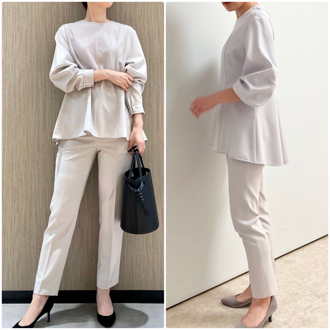 Theory luxe - theory luxe22AW New Saxony パンツ ミスティ Theory luxe - theory luxe22AW New Saxony パンツ ミスティ