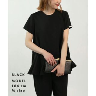 ピッチン(PICCIN)の専用　袖パールペプラムブラウス  バナーバレットTシャツ(シャツ/ブラウス(半袖/袖なし))