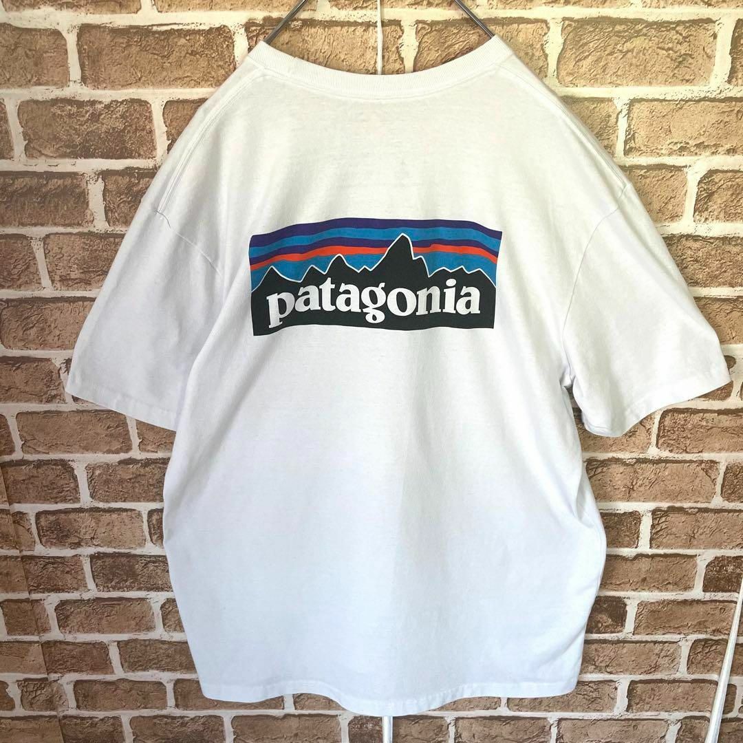 【Ptagonia】パタゴニア (XS) メキシコ製 半袖 プリント Tシャツ