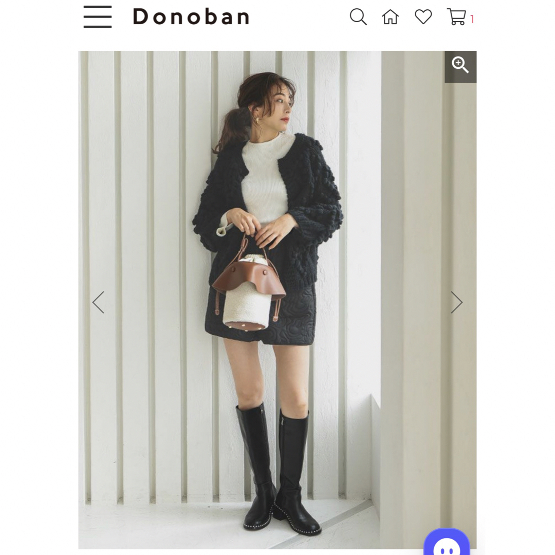 Donoban(ドノバン)のdonoban フリルボアバケット レディースのバッグ(ショルダーバッグ)の商品写真