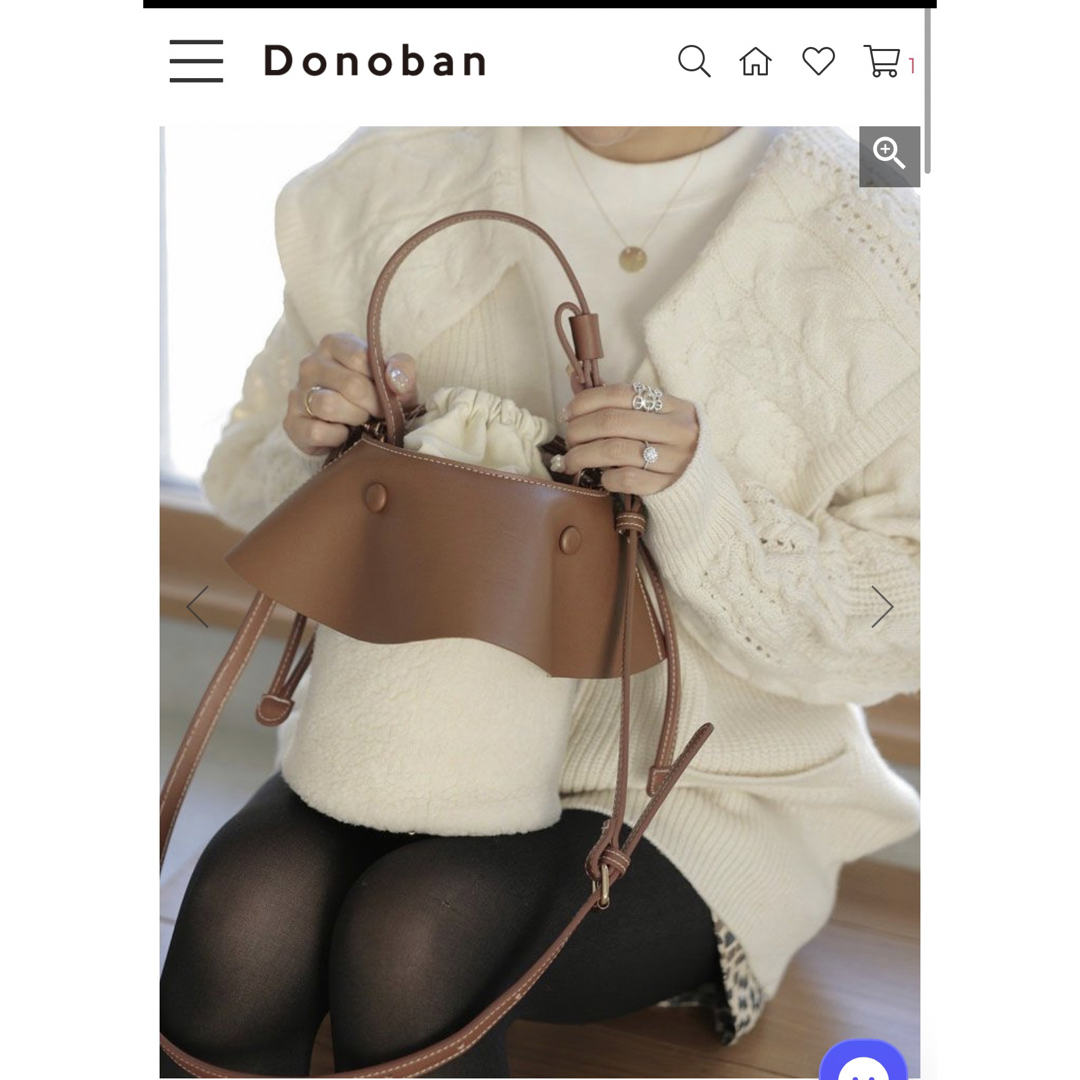 Donoban(ドノバン)のdonoban フリルボアバケット レディースのバッグ(ショルダーバッグ)の商品写真