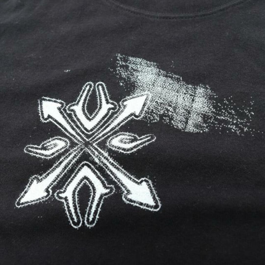 OFF-WHITE(オフホワイト)の Tシャツ ノースリーブ プリント コットン ブラック ホワイト メンズのトップス(Tシャツ/カットソー(半袖/袖なし))の商品写真