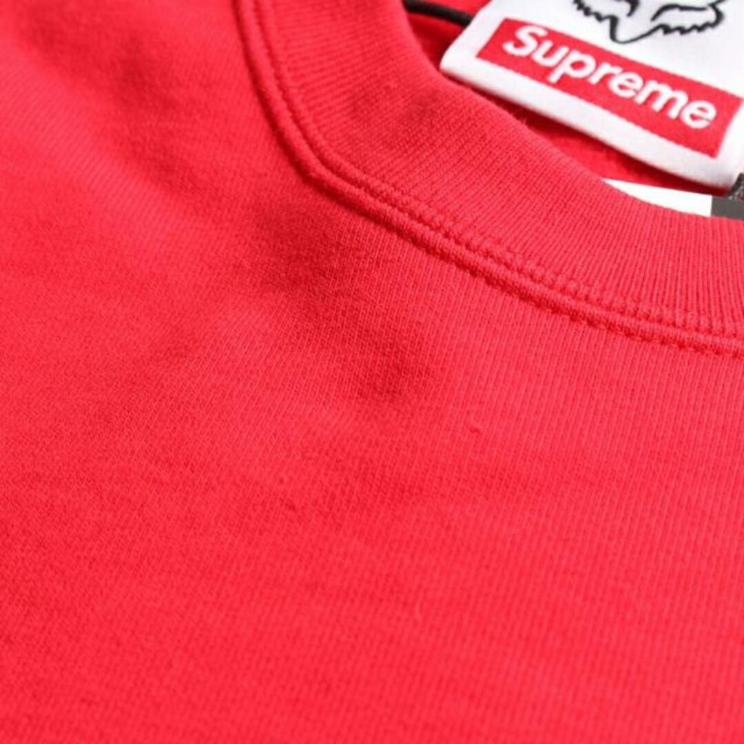 19AW Honda Fox Racing Crewneck Sweatshirt プルオーバーパーカー コットン レッド マルチカラー