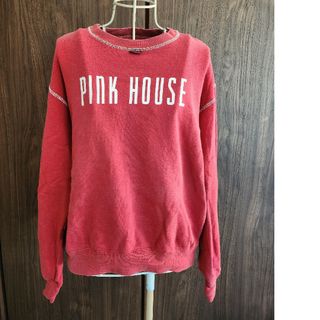 PINK HOUSE ピンクハウス テディベア トレーナー Mサイズ 赤