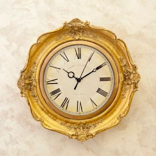 アンティーク 壁 時計 ＊ ゴールド(掛時計/柱時計)