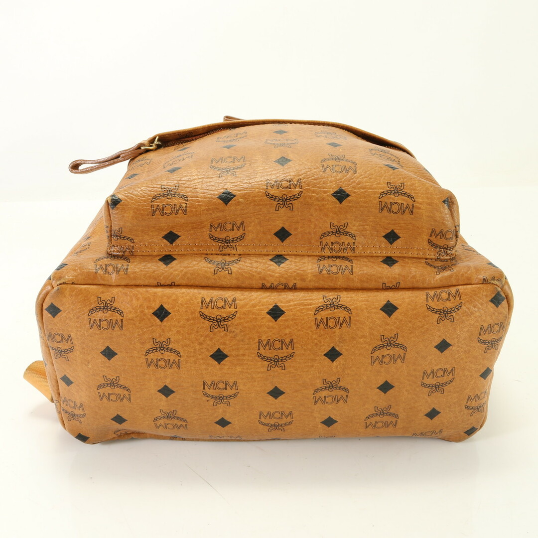 ■美品■MCM エムシーエム■ヴィセトス リュックサック リュック バックパック ショルダー スタッズ 人気 ブラウン メンズ EJT 1016-E29 7