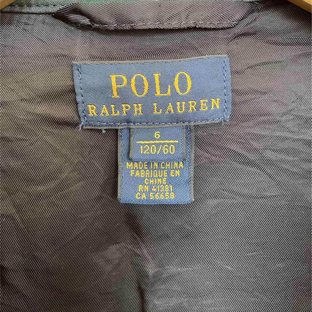 POLO RALPH LAUREN(ポロラルフローレン)のラルフローレン　トレンチコート　キッズ キッズ/ベビー/マタニティのキッズ服女の子用(90cm~)(コート)の商品写真