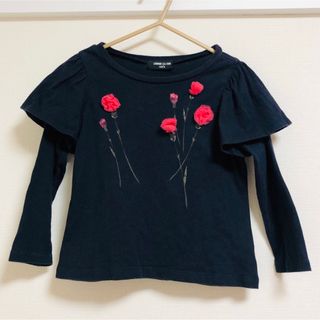 コムサイズム(COMME CA ISM)のCOMME CA ISM kids お花ロンT 100(Tシャツ/カットソー)