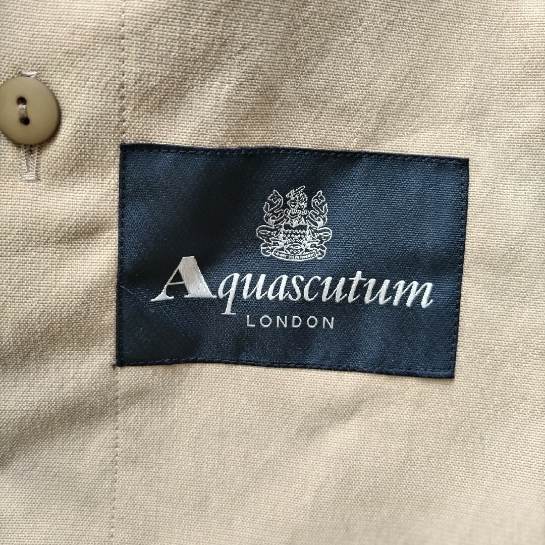 AQUA SCUTUM(アクアスキュータム)のアクアスキュータ厶　Acuascutum　トレンチコート　ロングコート レディースのジャケット/アウター(トレンチコート)の商品写真