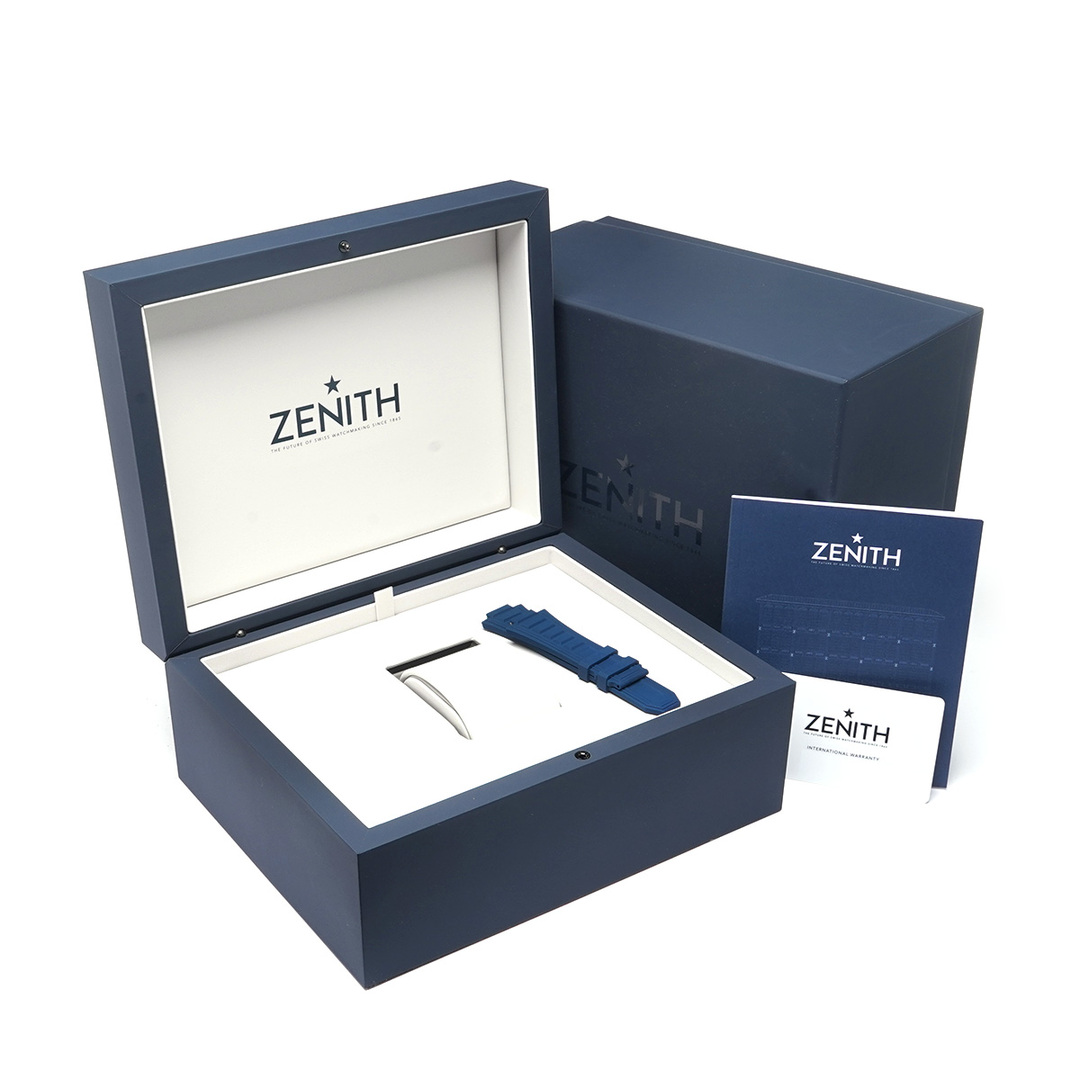 ZENITH(ゼニス)の中古 ゼニス ZENITH 65.9100.9020/21.I200 スケルトン メンズ 腕時計 メンズの時計(腕時計(アナログ))の商品写真