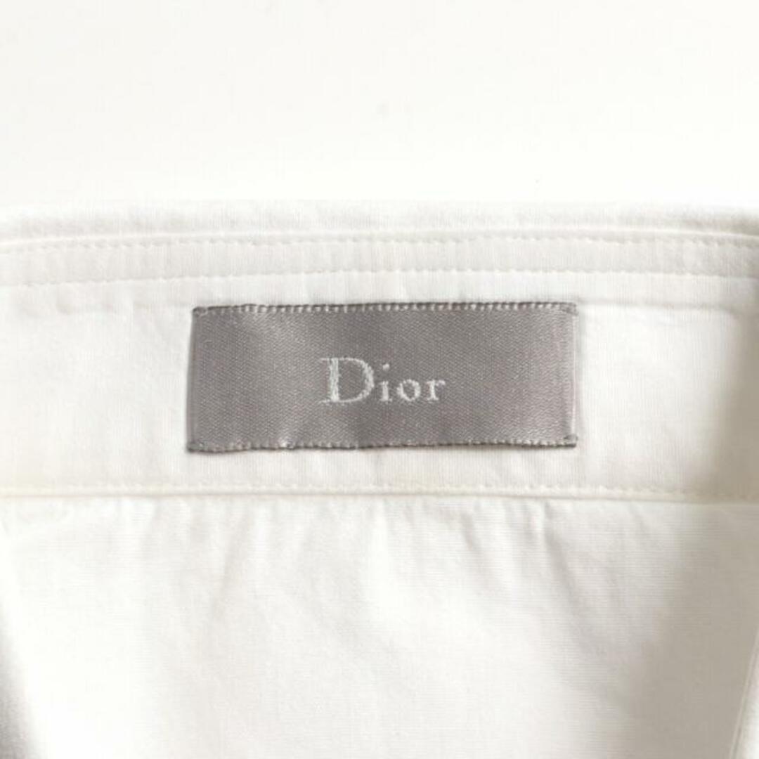 DIOR HOMME(ディオールオム)の シャツ ノースリーブ 蜂刺繍 コットン ホワイト メンズのトップス(シャツ)の商品写真
