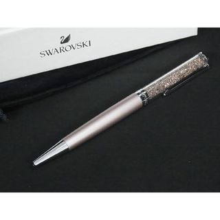 スワロフスキー(SWAROVSKI)の■極美品■ SWAROVSKI スワロフスキー スターダスト ボールペン 筆記用具 文房具 ステーショナリー ピンク系×シルバー系 DD2877(その他)