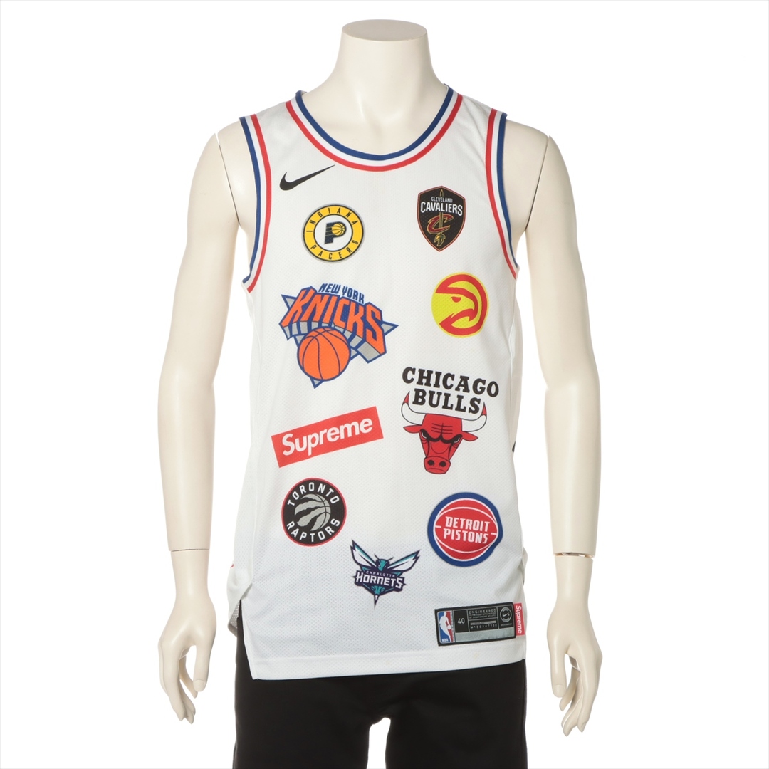 ■シュプリーム ナイキ コラボ■18SS■NBA Teams Authentic Jersey■タンクトップ バスケット AQ4228-100 Sサイズ メンズ ENT 1016-E102