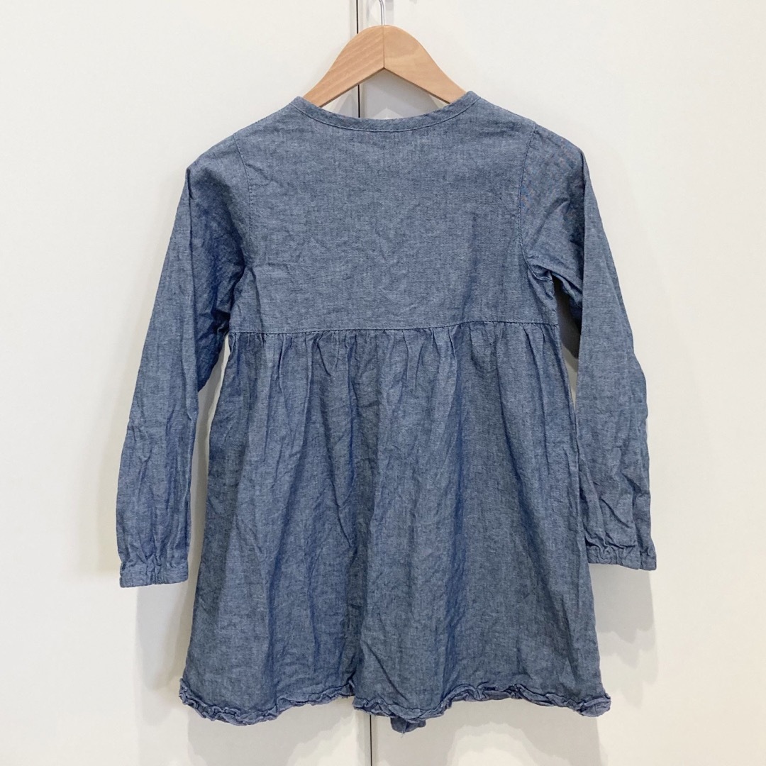 130【シャツ　チュニック】 キッズ/ベビー/マタニティのキッズ服女の子用(90cm~)(Tシャツ/カットソー)の商品写真