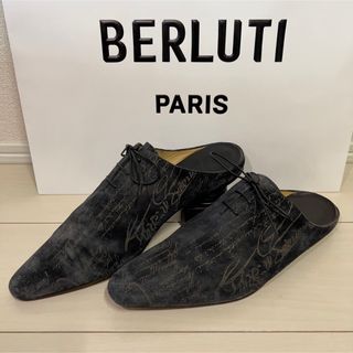 ベルルッティ(Berluti)のベルルッティ　カリグラフィースクリットスウェードサンダル(スリッポン/モカシン)