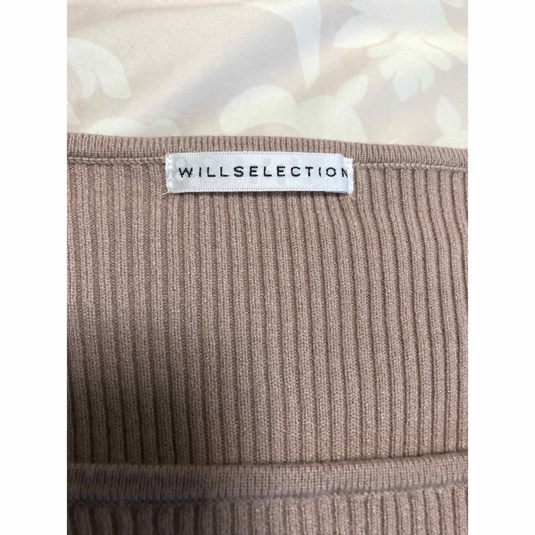 WILLSELECTION(ウィルセレクション)の美品✨ウィルセレクション　パフスリーブニット レディースのトップス(ニット/セーター)の商品写真