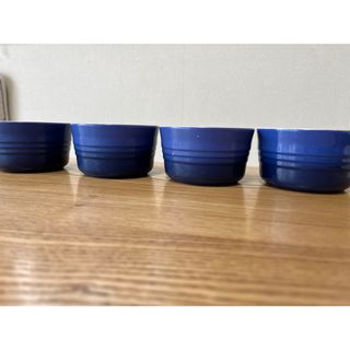 ルクルーゼ(LE CREUSET)の希少　ル・クーゼ   ラムカン　4個セット(食器)