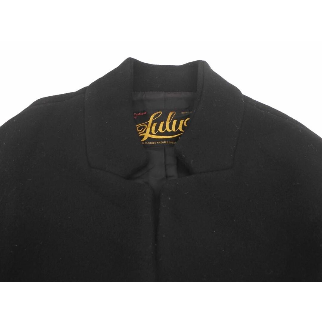 LULU ON THE BRIDGE ルルオンザブリッジ ウール100% ジャケット size34/黒 ◆■ レディース