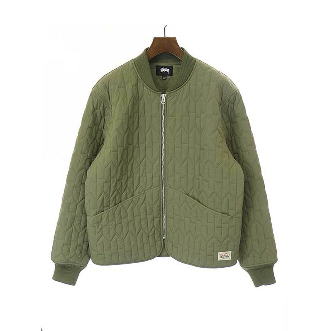 Stussy ステューシー S QUILTED LINER JACKET キルティングジャケット カーキ L