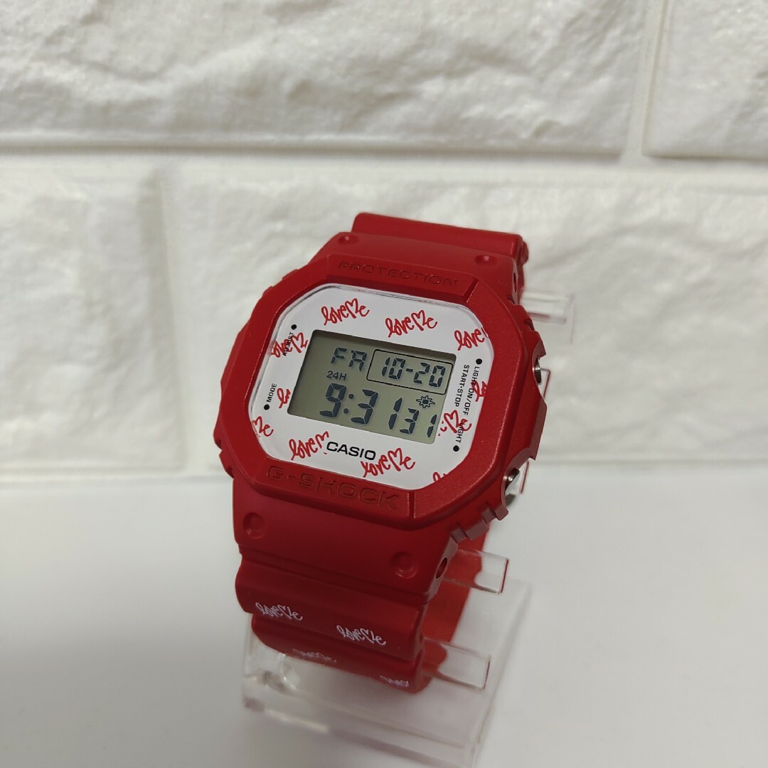 カシオメンズジーショックG-SHOCKラバーズコレクションレッド