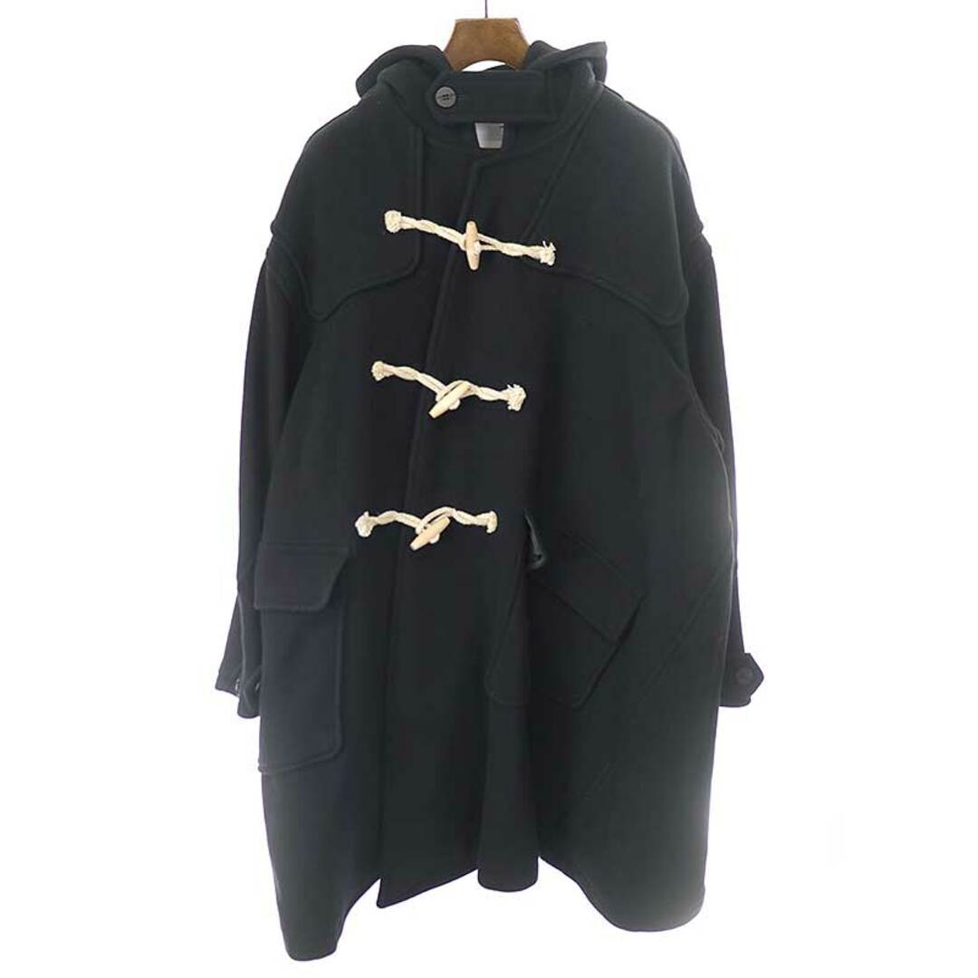 yoshiokubo ヨシオクボ 20AW TWIST DUFFLE COAT ツイストダッフルコート ブラック 3