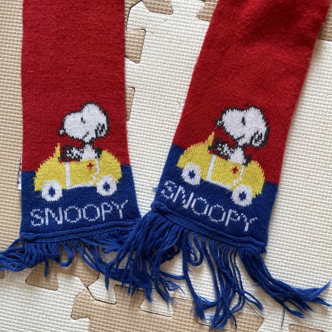 SNOOPY(スヌーピー)のスヌーピー マフラー キッズ/ベビー/マタニティのこども用ファッション小物(マフラー/ストール)の商品写真