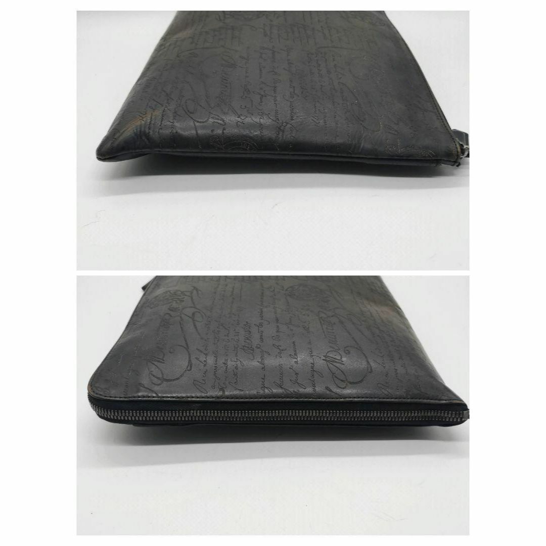 Berluti(ベルルッティ)の美品✨ベルルッティ クラッチバッグ オーグランジュール レザー ブラック 大容量 メンズのバッグ(セカンドバッグ/クラッチバッグ)の商品写真