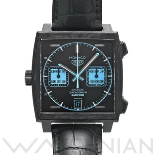 タグホイヤー(TAG Heuer)の中古 タグ ホイヤー TAG HEUER CAW2190.FC6437 ブラック メンズ 腕時計(腕時計(アナログ))