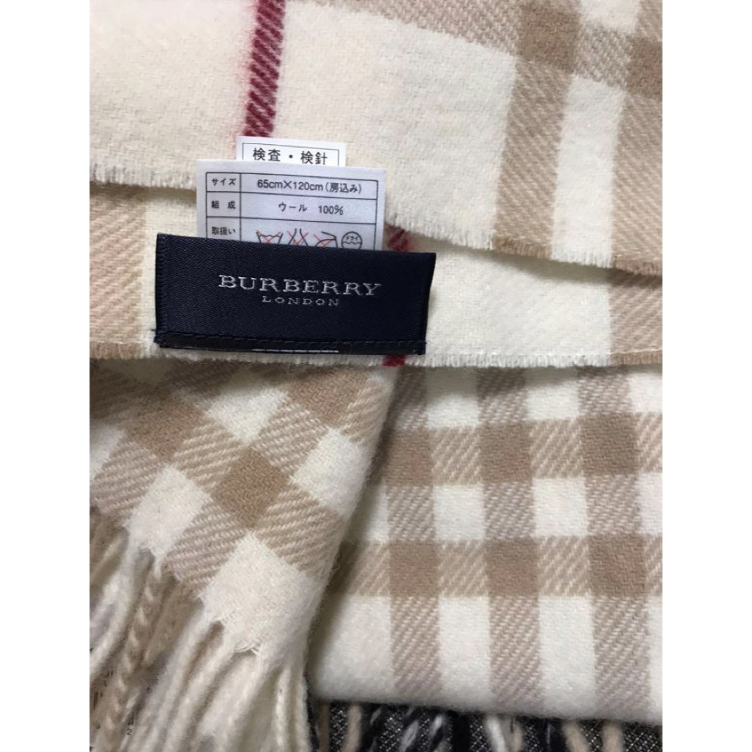 BURBERRY(バーバリー)のBurberry ウール　ひざ掛け　タグ付き レディースのファッション小物(その他)の商品写真