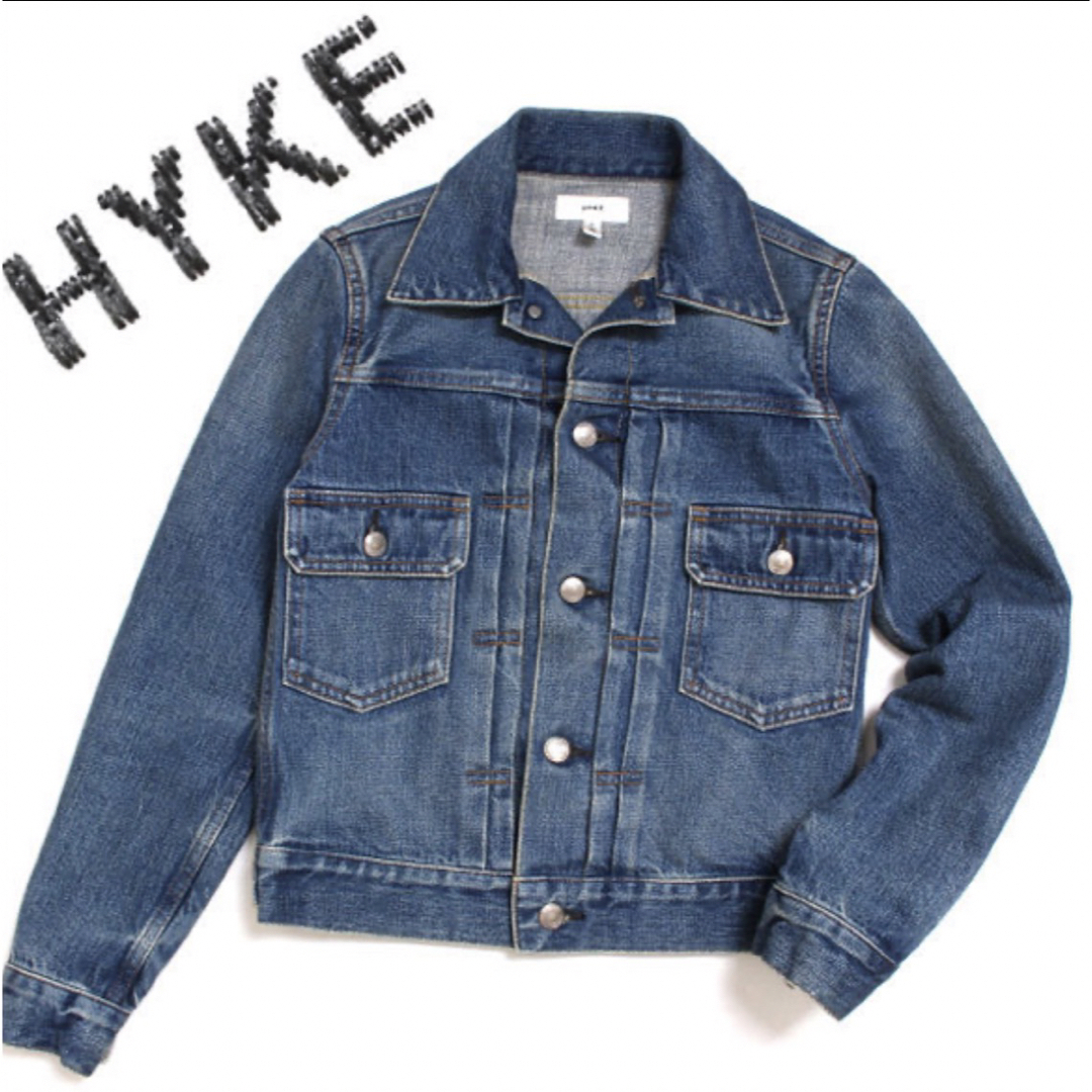 HYKE(ハイク)のHYKE デニムジャケット　type2　size1 レディースのジャケット/アウター(Gジャン/デニムジャケット)の商品写真